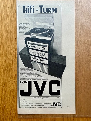 Jvc hifi turm stereoanlage - jvc, 70s