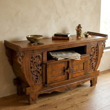 Sideboard teak massivholz - sideboard,