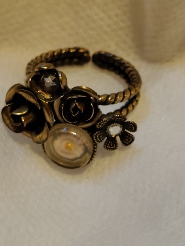 Konplott ring blumen weiß - ring,