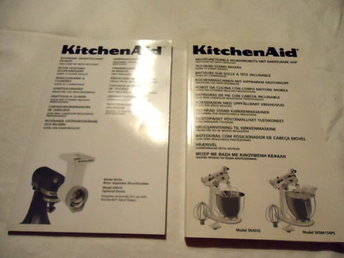 Kitchenaid anleitung für - 1x,