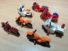 LEGO Konvolut 7 Stück Motorräder / Bikes Motorrad CITY Polizei Sammlung