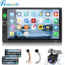 7" Autoradio Doppel 2Din Stereo Bluetooth FM USB TF AUX MP5 MP3 Player + Kamera