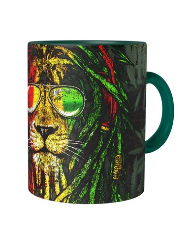 Rastafari lion kaffeetasse - lion, i