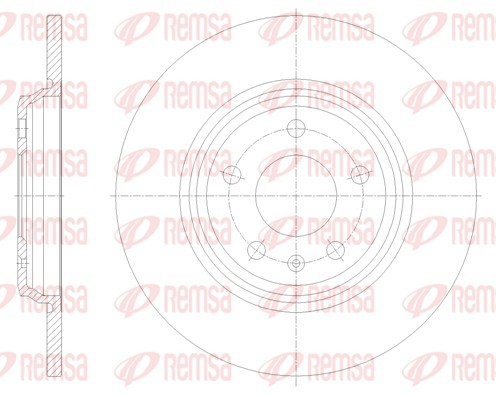 Remsa 61771 brake - 61771.00, disc