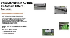 Vitra schreibtisch hoc by - ad,