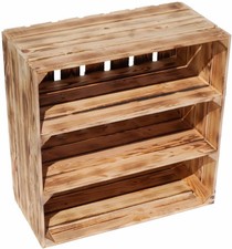 grosse geflammte Regalkiste