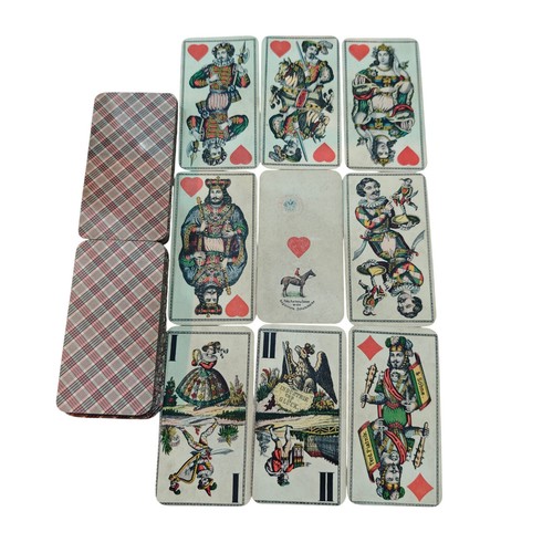 Altes antikes kartenspiel - altes,