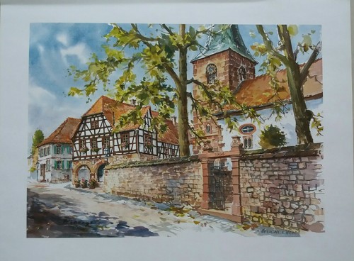 Heuchelheim kunstdruck - heuchelheim,