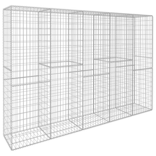 Gabionenwand mit abdeckung - gabionenwand,