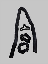 Heatless Hair Curler Set Lockenwickler Curl Curling Schwarz Soft Foam Headband