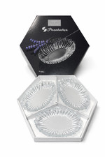 Glasschalen Set Oval 3x Aurora
