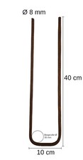 Betonstahl-U-Bügel Ø 8 mm -
