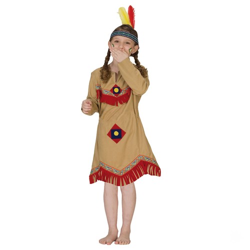 Kinder indianerin kostüm - indianerin,
