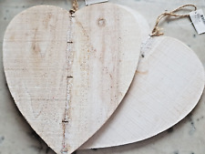 Deko Herz Naturholz  Landhaus-Deko