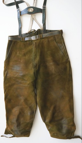 Vintage lederhose kniebund - lederhose,