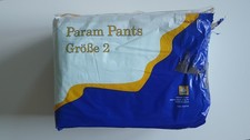 Alte Param Pants Größe 2 wie M, 15 Windeln f.E. mit hellgrüner Plastikfolie