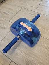 Bauchwegtrainer Heimtrainer Sixpack blau Bauchmuskel Trainer Roller Fitness 