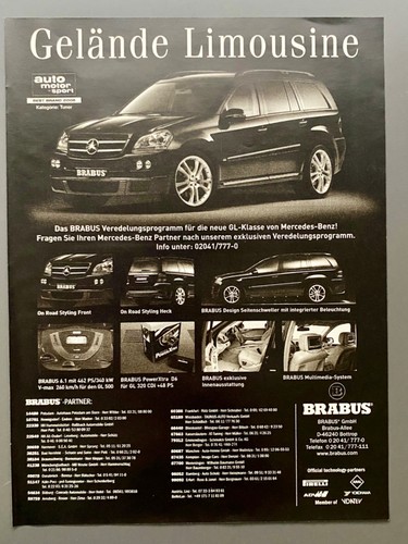 Brabus klasse mercedes - brabus, gl-klasse