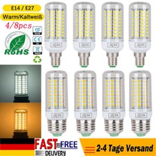 4/8x E27 E14 LED Birnen Mais