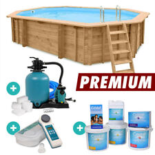 Holzpool Schwimmbecken Holz