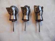 3x Flaschenverschluss Ausschenker Ausgießer Ritter Helm Vintage