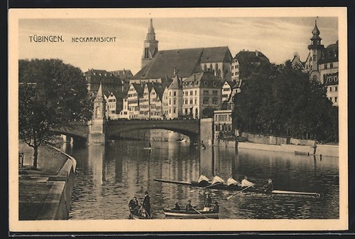 Ansichtskarte tübingen - ansichtskarte,