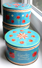 3 alt Blechdose Haeberlein