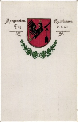 Präge wappen gussew - präge,