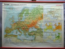Vintage rollkarte europa - rollkarte,