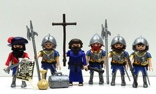 5 x SPANIER CONQUESTADOR + MISSIONAR Playmobil - Kolonial Custom Eroberer RAR !