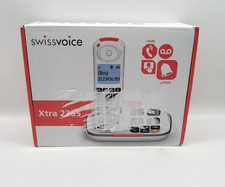 SWISSVOICE  Xtra 2355  DECT  Schnurloses Festnetztelefon | Große Tasten | Weiß