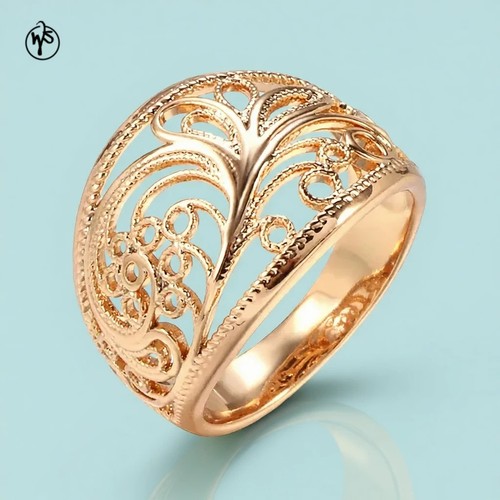 Vintage ring vergoldet - vintage-ring,