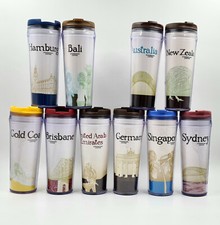 STARBUCKS TUMBLER 350 ml THERMOBECHER CITY COUNTRY STÄDTE LÄNDER SAMMLER PLASTIK