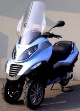 Windschutzscheibe Piaggio MP3 125-250-300-400 bis Bj 2011 Windschild Fabbri Hoch
