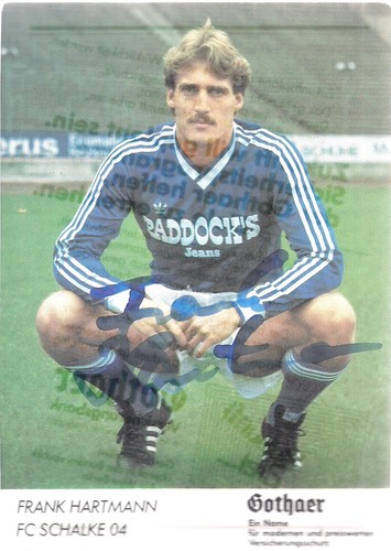 Autogramm frank hartmann - autogramm,