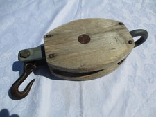 Schiffsblock, große schwere  Umlenkrolle, Großsegler, Nautiquität, Schiff ahoi !