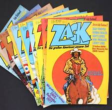 ZACK Comic Magazin Jahrgang 1977 mit Poster Beilagen Heft Koralle Verlag Auswahl