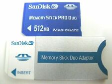 512MB Memory Stick PRO Duo ( 512 MB MS PRO Duo ) + Adapter SanDisk Neu ;