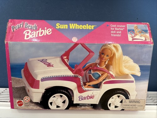 Barbie sun wheeler jeep auto - barbie,