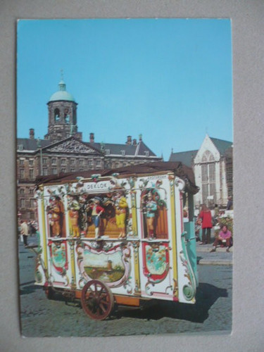 Amsterdam drehorgel klok - amsterdam,, de