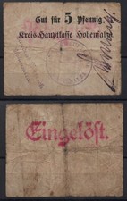 [30046] - Notgeld HOHENSALZA (heute: Inowroclaw), Landrat und Kreishauptkasse, 5