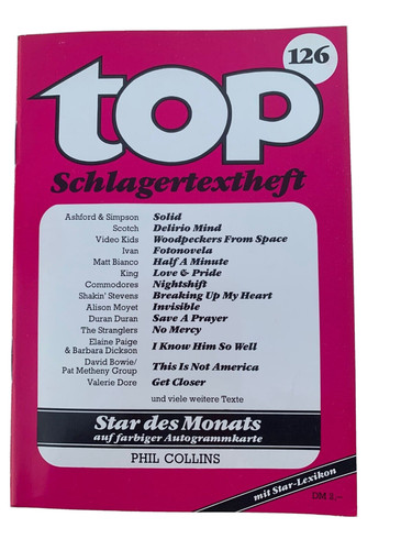 Top schlagertextheft 126 - top,