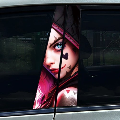 Gothic clown girl harry - 2x,