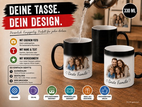 Zaubertasse fototasse - zaubertasse,