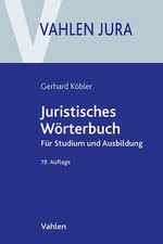 Juristisches Wörterbuch |