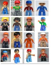 Lego Duplo Bauarbeiter Figur Figuren Pilot Farmer Mechaniker  Bauernhof Müllauto