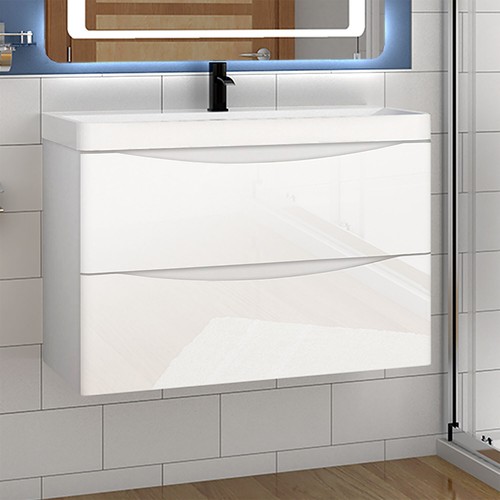 Waschbecken mit unterschrank - mit,