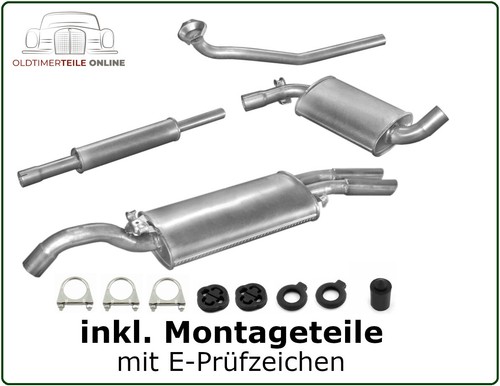 Auspuffanlage komplett golf - auspuffanlage,