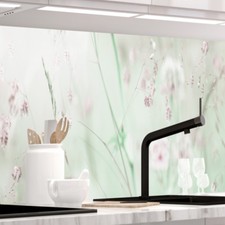 Küchenrückwand WILDBLUMENWIESE 1.8mm, versteift, alle Untergründe, Hartschicht