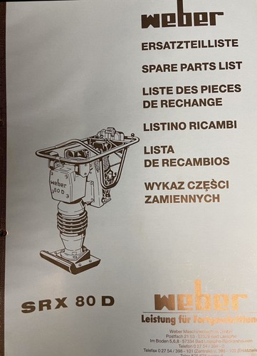 Weber rüttelstampfer srx - weber,
